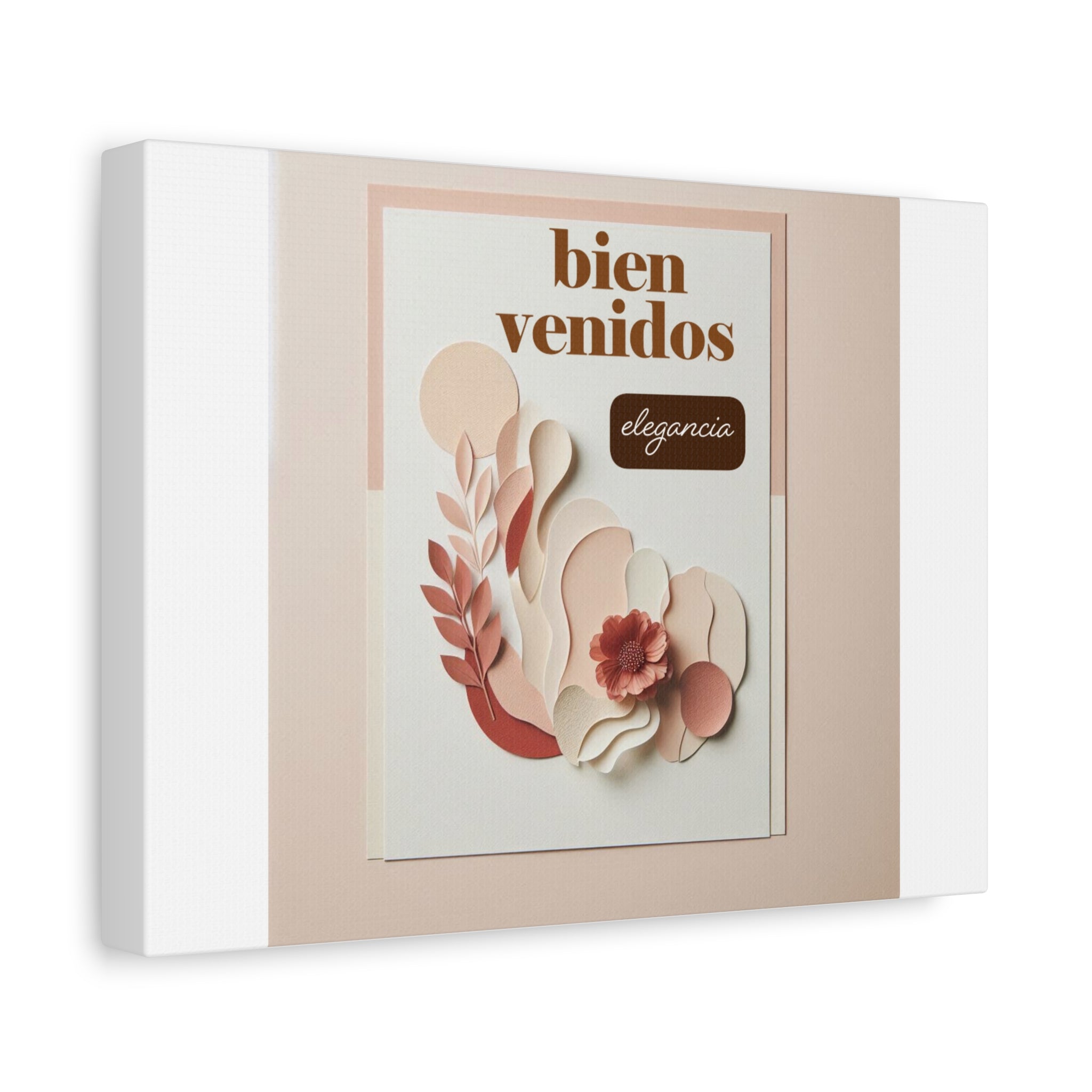 Elegant Welcome Canvas Art Print