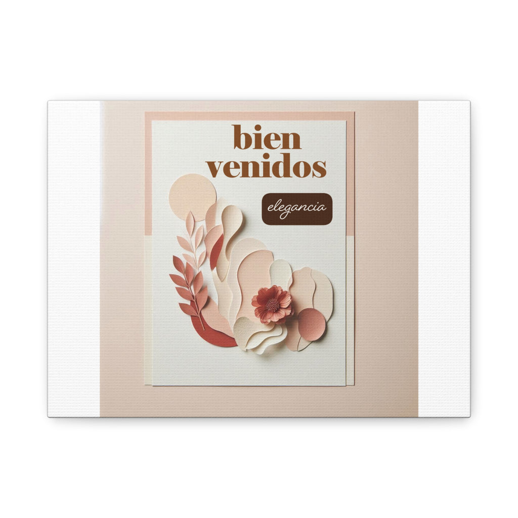 Elegant Welcome Canvas Art Print