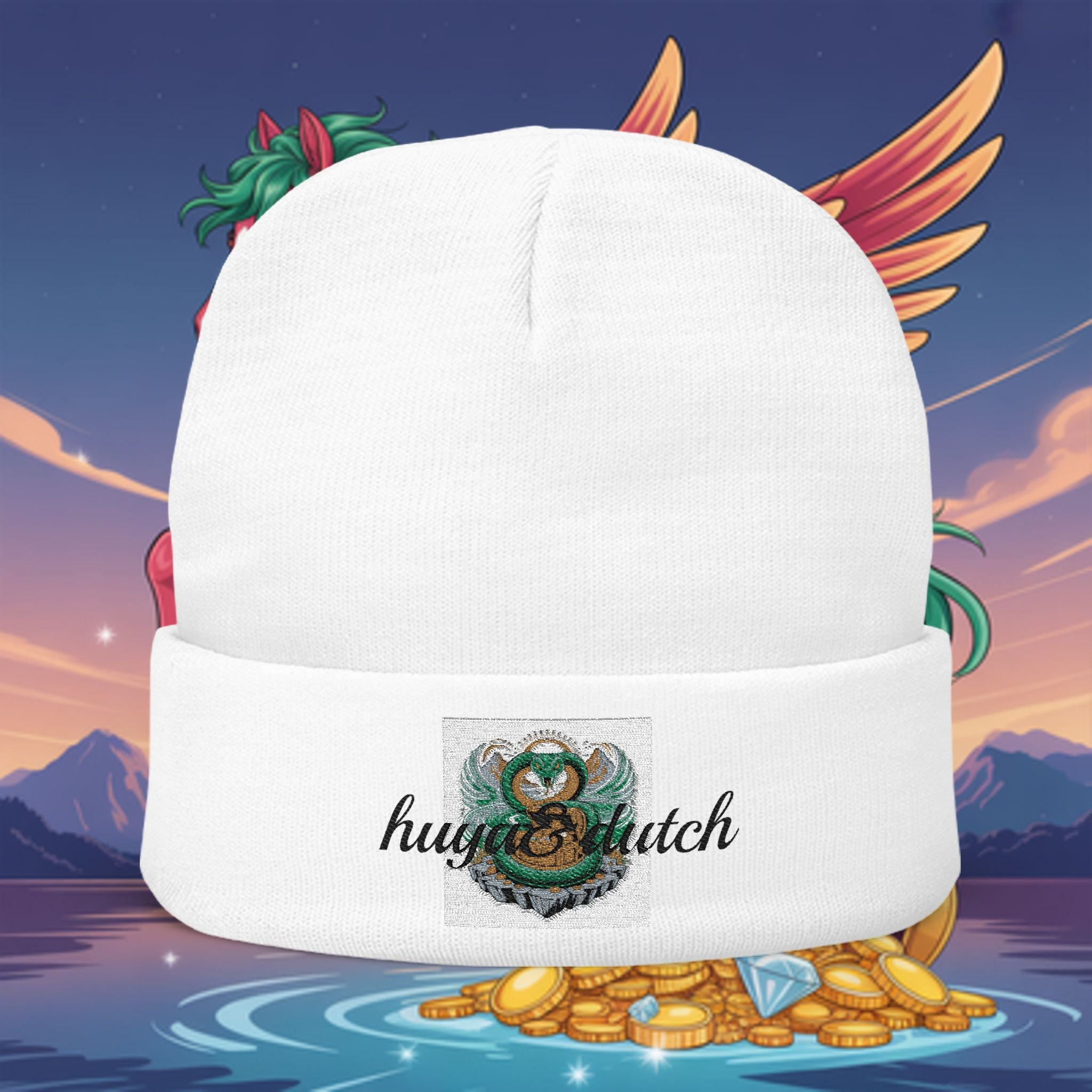 Knit Beanie (Embroidery)