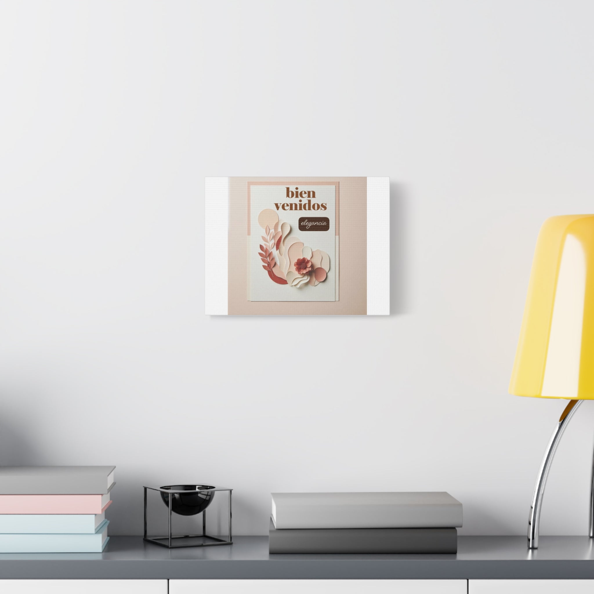 Elegant Welcome Canvas Art Print