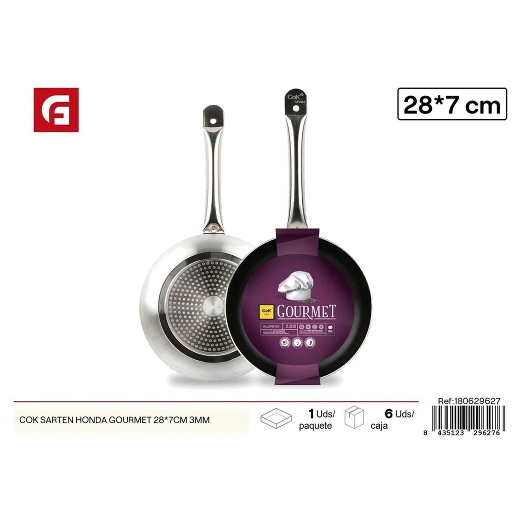 Gourmet Deep Frying Pan 28x7 cm 3 mm - Kitchen Utensils